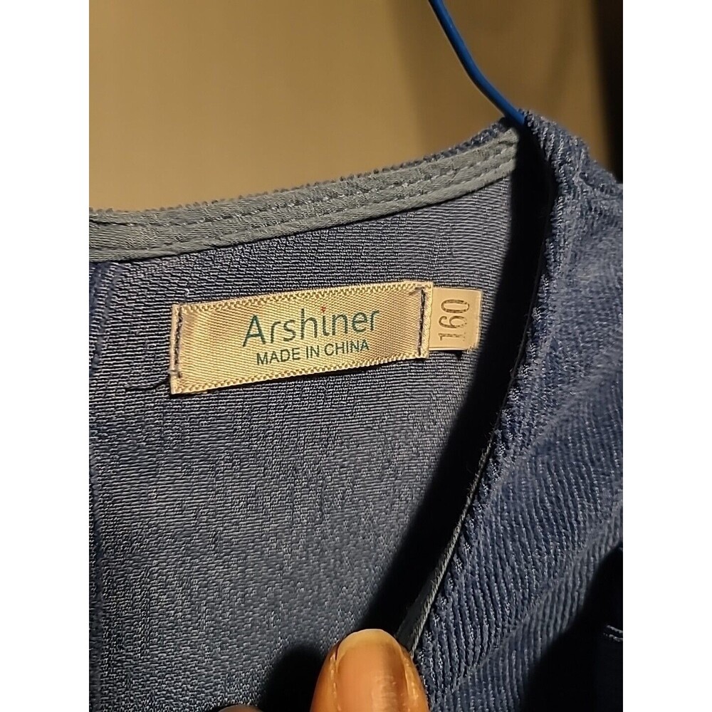 Arshiner Girl's L/S Party Dress Blue Size 14yrs (160cm) - Picture 4 of 8